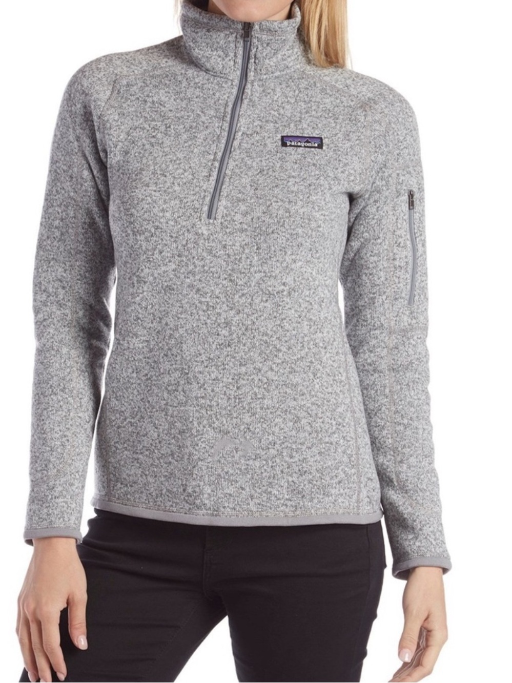 Patagonia 1/4 Zip Better Sweater Gray Size Medium